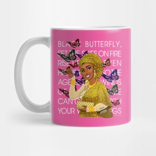 Black Butterfly Mug